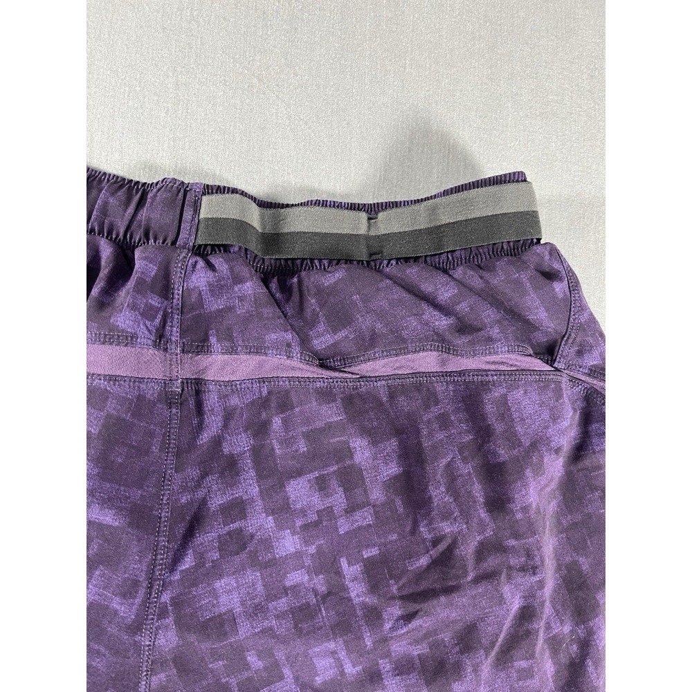 Lululemon Shorts Mens Medium Purple Tie Dye Casual Yoga Athletic - Picture 10 of 12